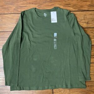 Kim Rogers Women’s Olive Long Sleeve Tee NWT Size 1X